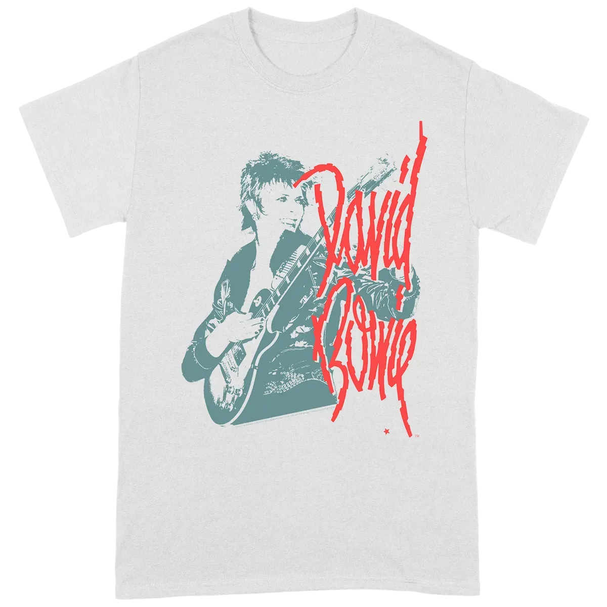David Bowie Mono Guitar T Shirt