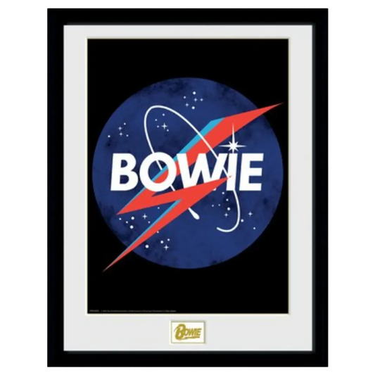 David Bowie NASA 12"x16" Framed Print
