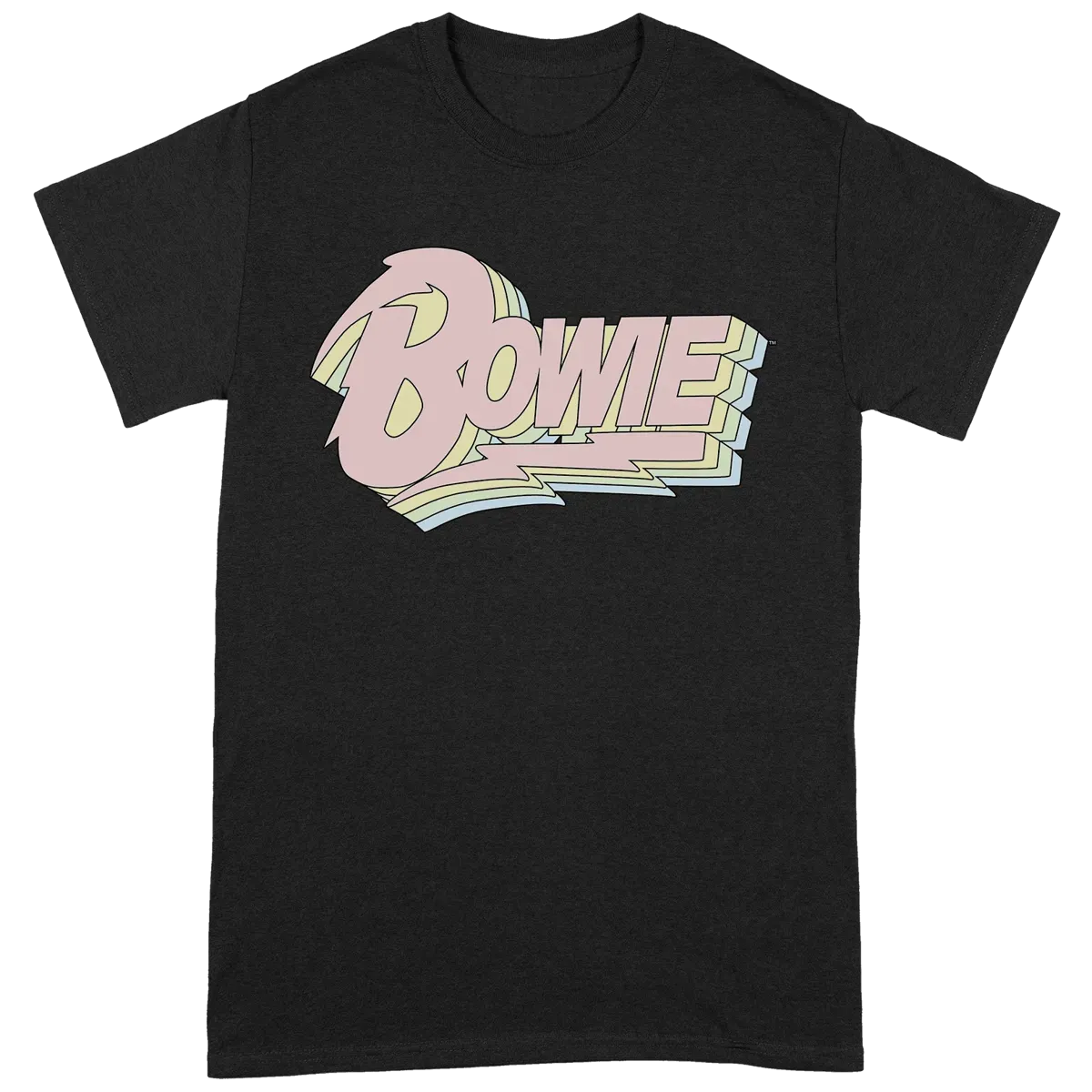 David Bowie Pastel Logo T Shirt
