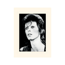 David Bowie Portrait Mounted 30 x 40cm Print
