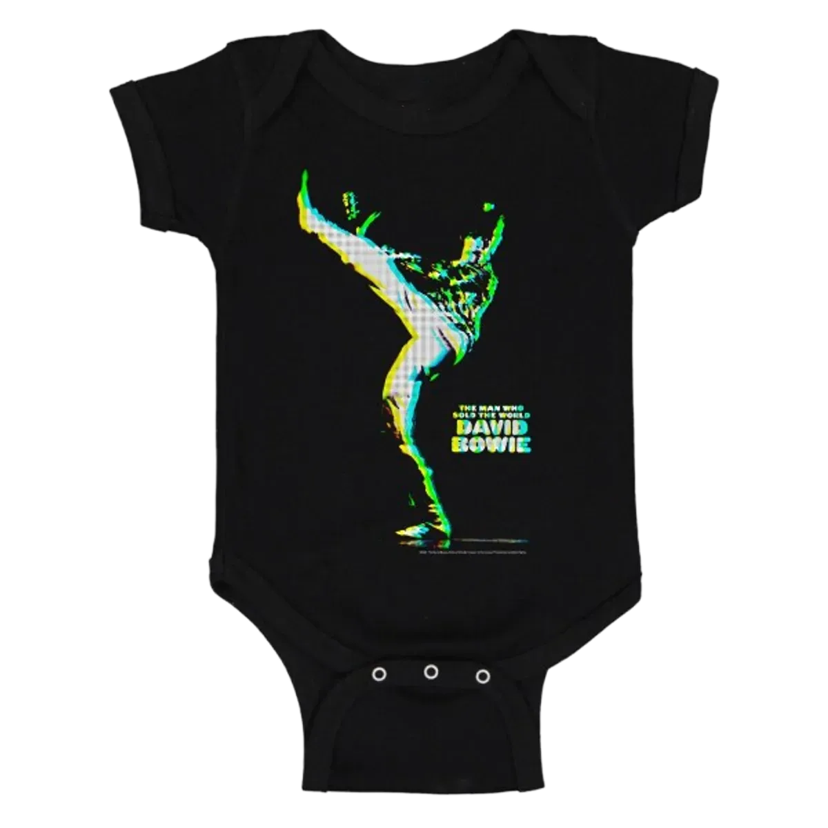 David Bowie Radiant Man Logo Newborn/Infant Onesie