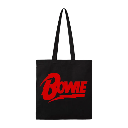 David Bowie Red Logo Tote Bag