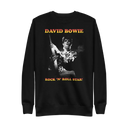 David Bowie Rock N Roll Star! Black & White Design Crewneck Sweatshirt