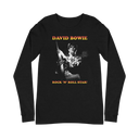 David Bowie Rock N Roll Star! Black & White Design Longsleeve T-Shirt