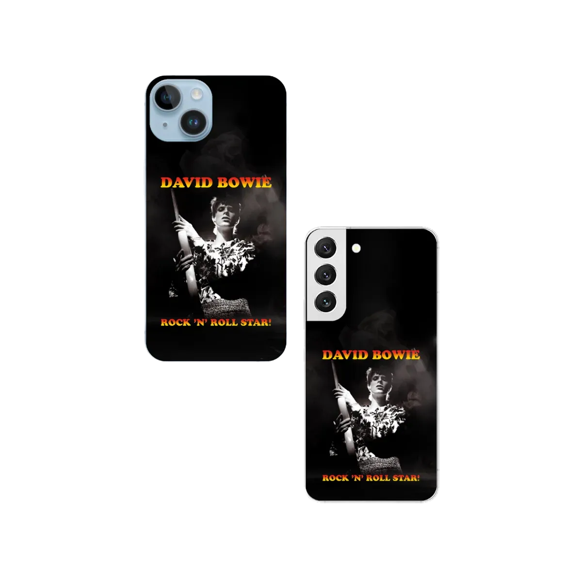 David Bowie Rock N Roll Star! Black & White Design Phone Case