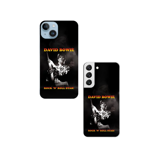 David Bowie Rock N Roll Star! Black & White Design Phone Case