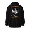 David Bowie Rock N Roll Star! Black & White Design Zip Hoodie