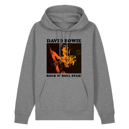 David Bowie Rock N Roll Star! Gold Design Hoodie
