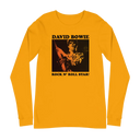 David Bowie Rock N Roll Star! Gold Design Longsleeve T-Shirt