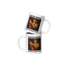 David Bowie Rock N Roll Star! Gold Design Mug