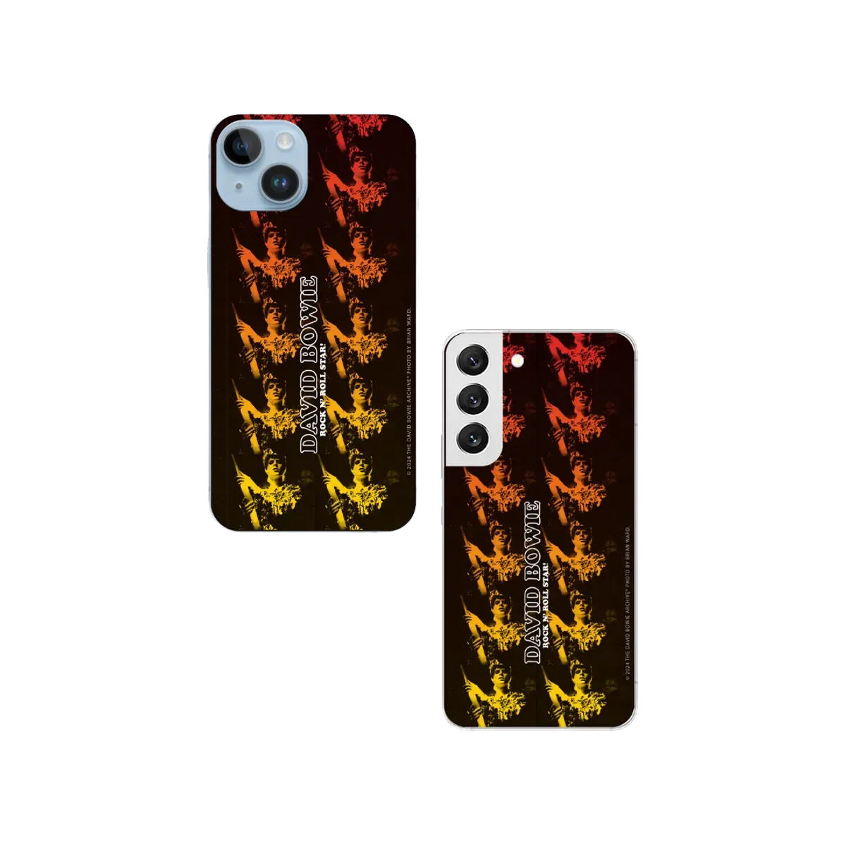 David Bowie Rock N Roll Star! Gold Design Phone Case