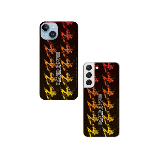 David Bowie Rock N Roll Star! Gold Design Phone Case