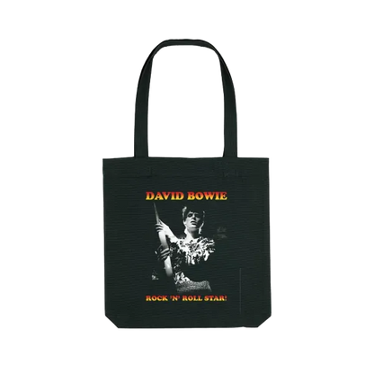 David Bowie Rock N Roll Star! Tote Bags
