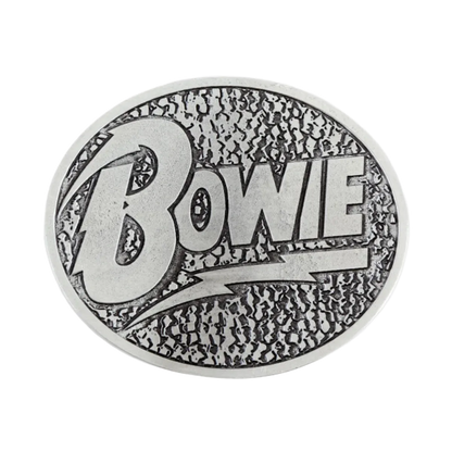 David Bowie Silver Finish Belt Buckle