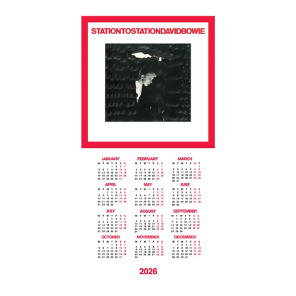 David Bowie Station to Station Collectors Edition 2026 Calendar