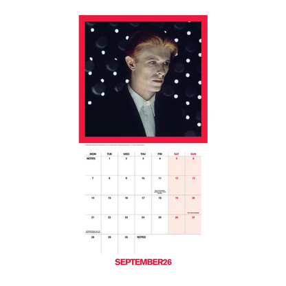 David Bowie Station to Station Collectors Edition 2026 Calendar
