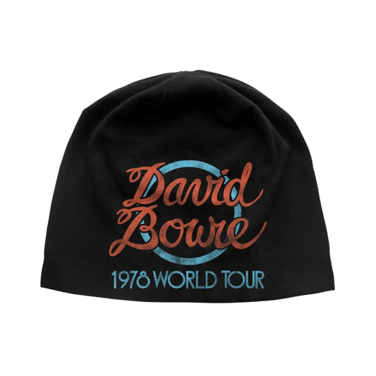 David Bowie World Tour Logo Beanie