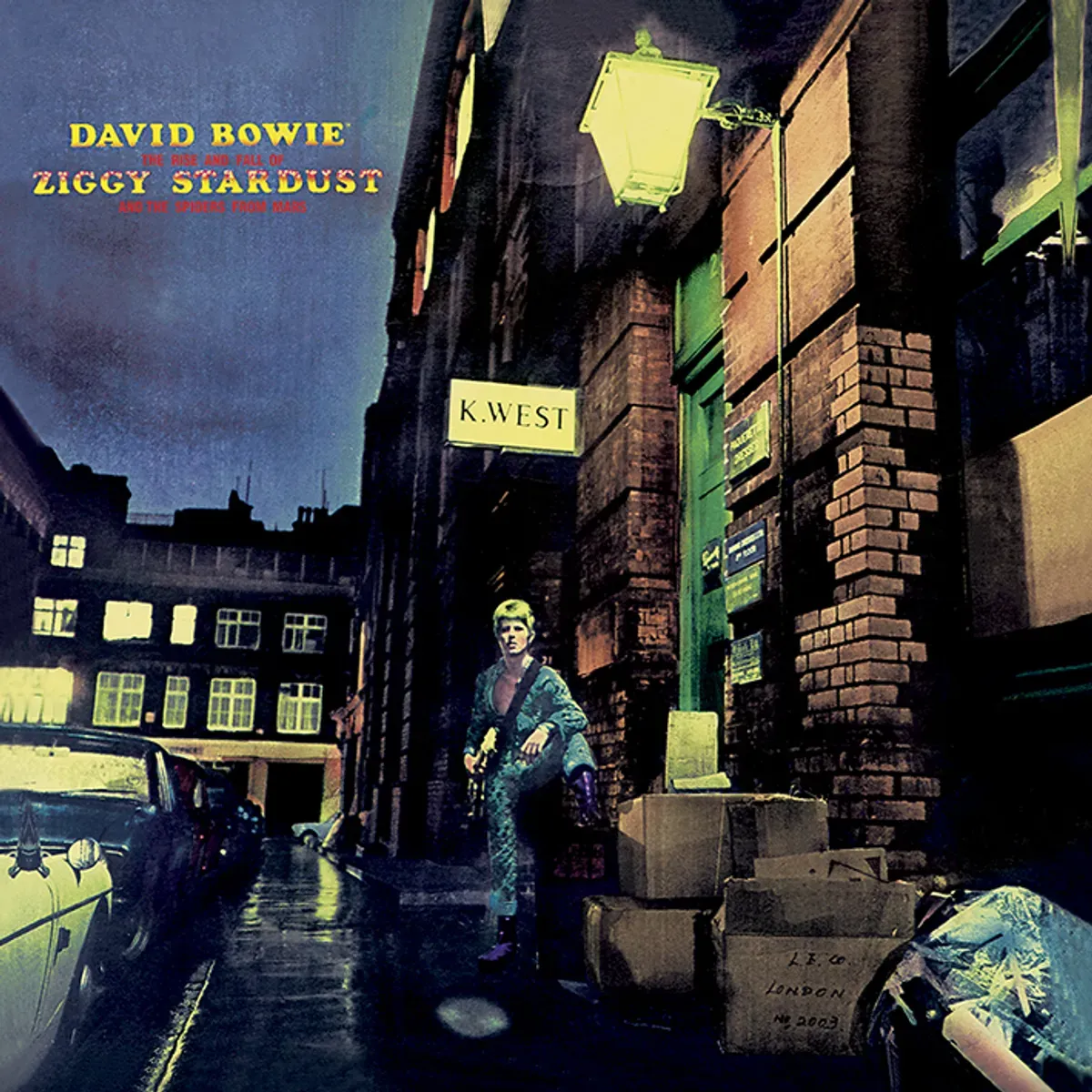 David Bowie Ziggy Stardust 40x40cm Canvas Print