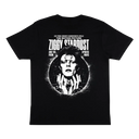 David Bowie Ziggy Stardust and The Spiders From Mars Motion Picture Black and White T-Shirt