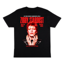David Bowie Ziggy Stardust and The Spiders From Mars Motion Picture Red Design T-Shirt