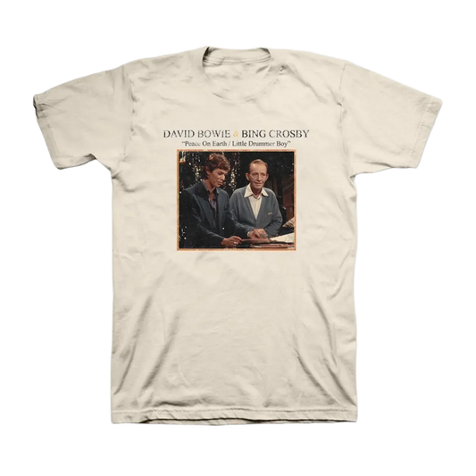 David Bowie & Bing Crosby "Peace On Earth" Natural T-shirt