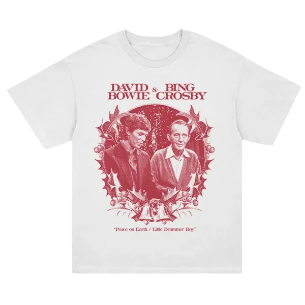David Bowie & Bing Crosby "Peace on Earth" Red Design