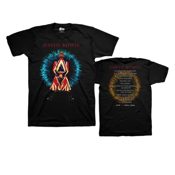 SOLDES : 4,80€ t-shirt homme David Bowie 1978 World Tour (du S au XXL SOLDES : 4,80€ t-shirt homme David Bowie 1978 World Tour (du S au XXL