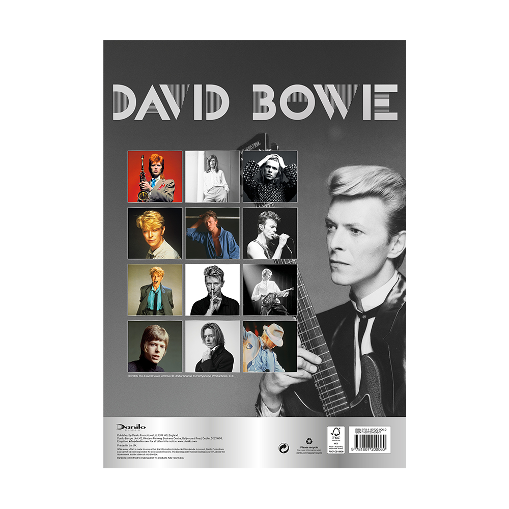 Official David Bowie Collector’s Edition 2027 Calendar*