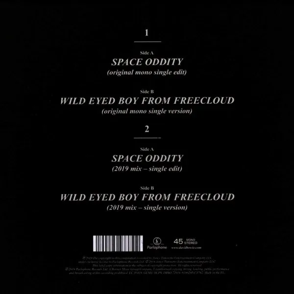 Space Oddity 50th Anniversary Vinyl