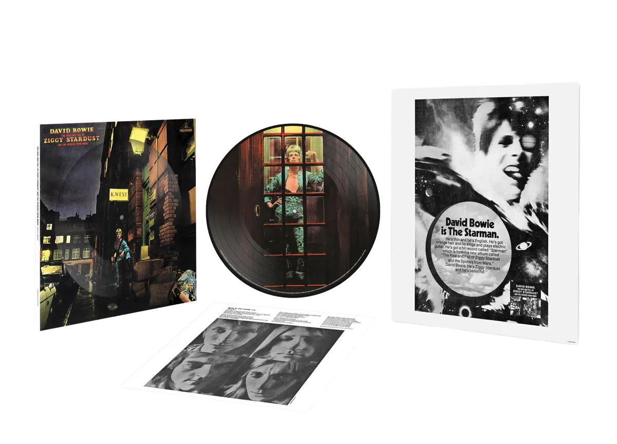 The Rise and Fall of Ziggy Stardust and the Spiders From Mars 50th Anniversary Picture Disc LP
