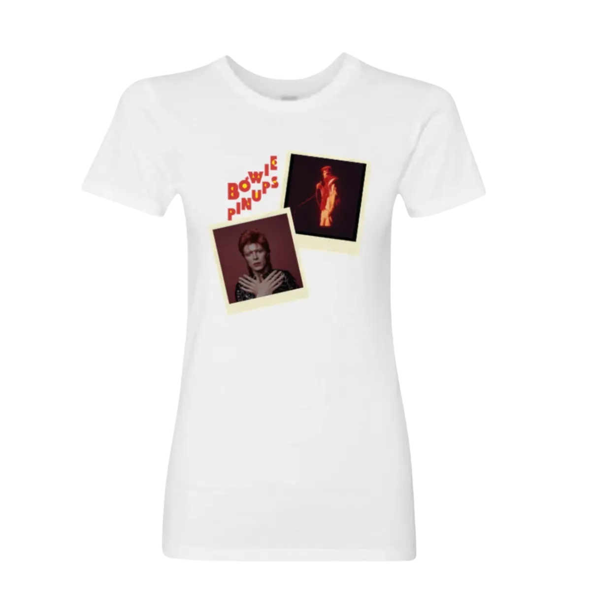 Women's Pin Ups Polaroid White T-Shirt