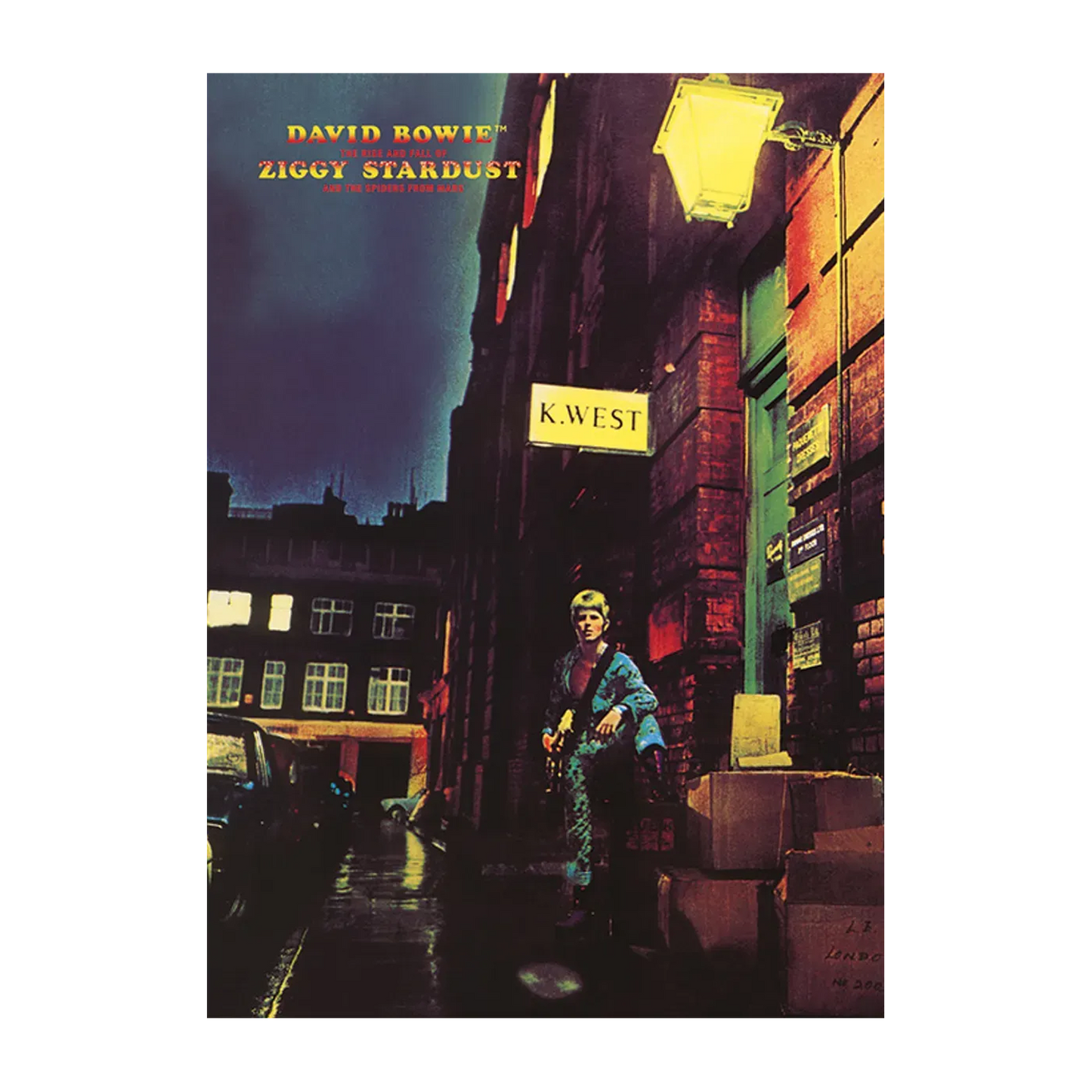 Ziggy Stardust Postcard