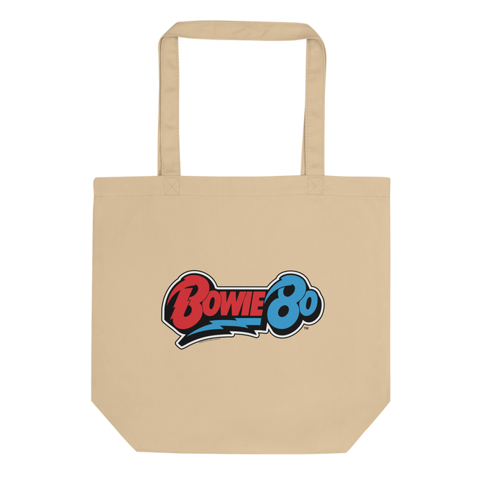 Bowie 80 Color Logo Natural Tote Bag