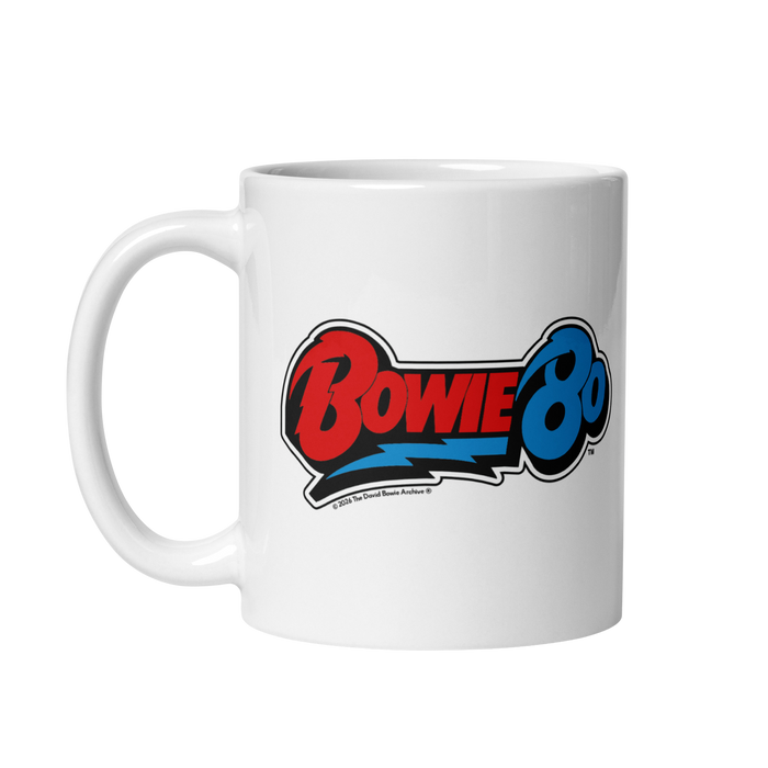Bowie 80 Color Logo White Mug